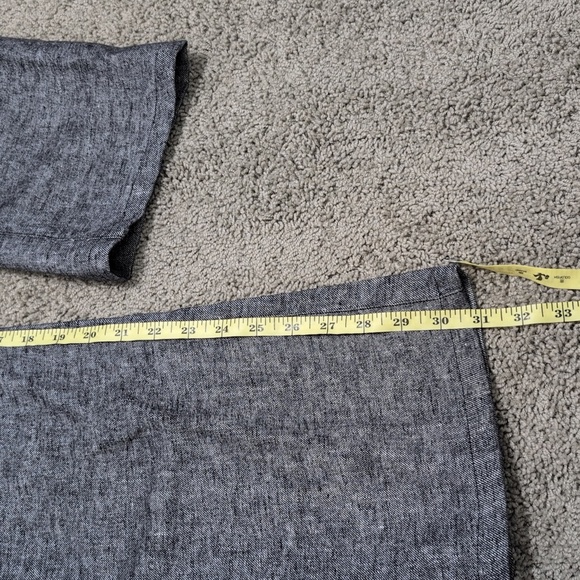 Peachoo + Krejberg Linen Blend Gray Gender Neutral Pants size EUR 40 - Picture 11 of 16